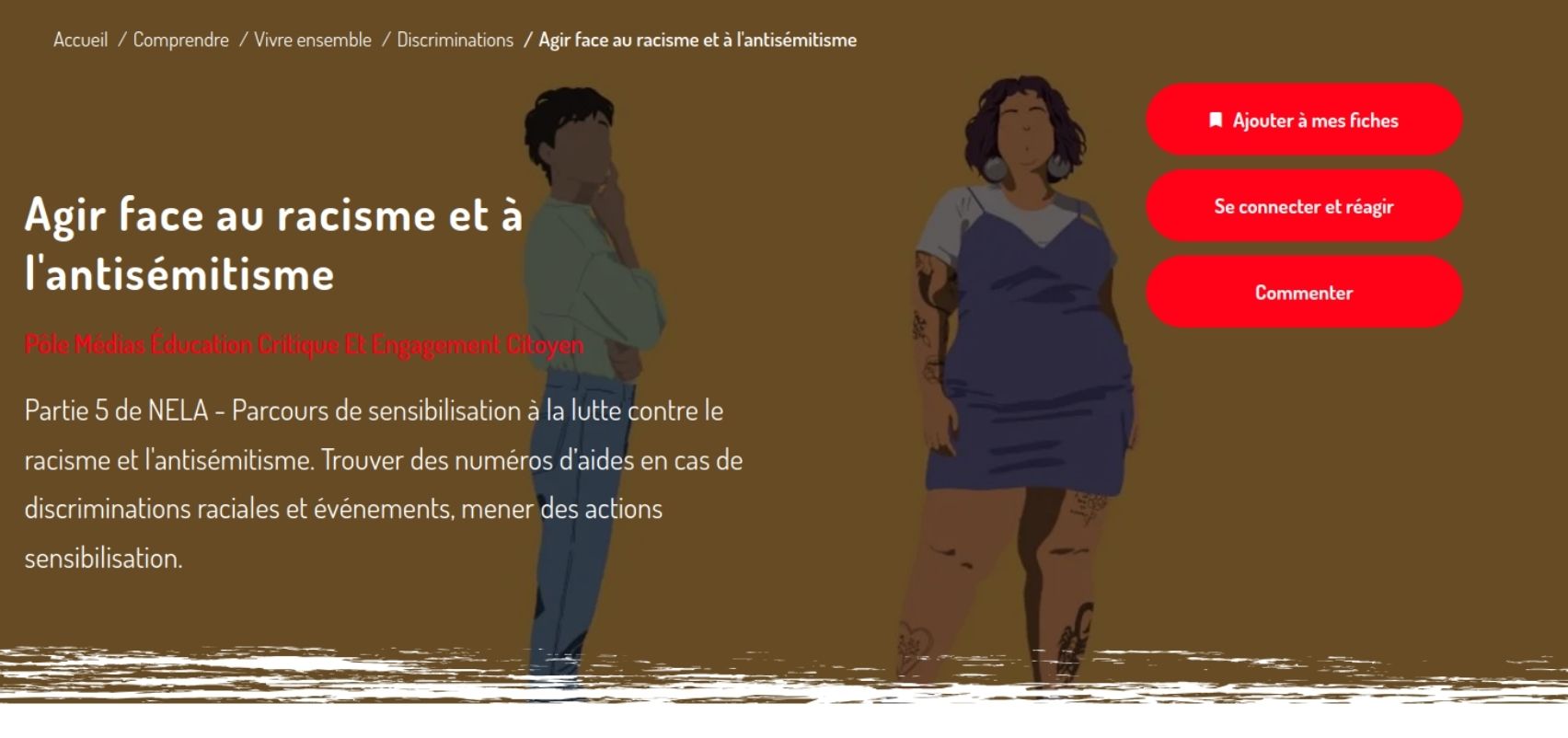 Cette fiche pédagogique propose des repères pour réagir face à des discriminations raciales, pour connaître les dispositifs d’aide et pour organiser des actions de prévention et de sensibilisation.