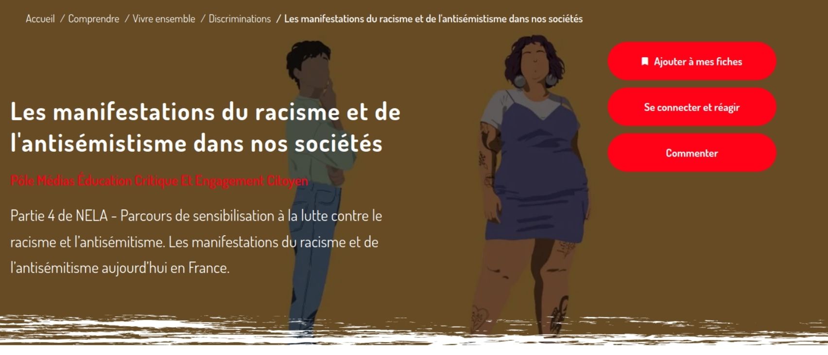 Cette fiche pédagogique retrace les manifestations et l’évolution du racisme et de l’antisémitisme en France, présente les principaux repères juridiques et historiques de leur lutte, et expose des données, figures et activités éducatives pour sensibiliser les jeunes.