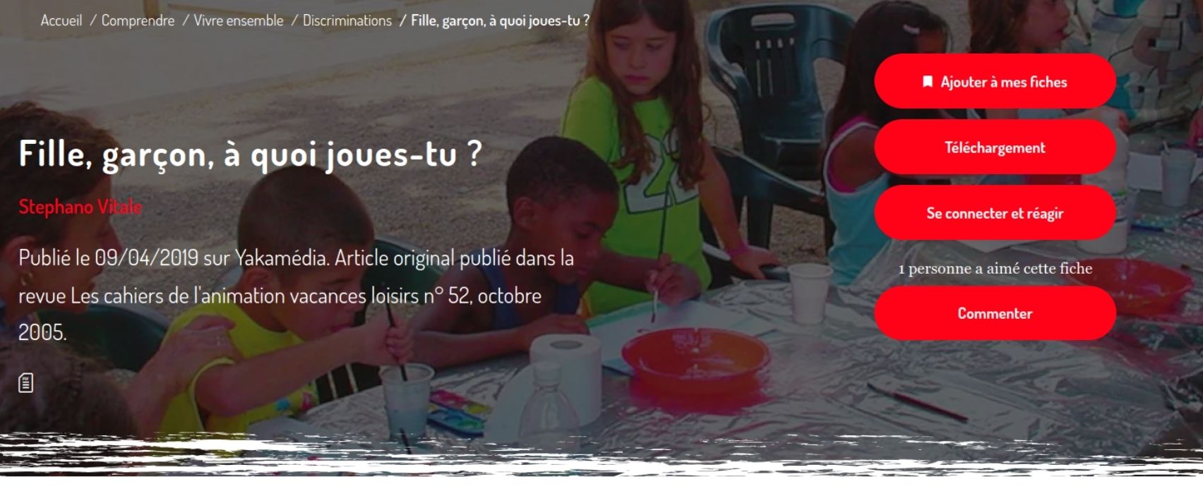 Cet article présente des observations menées en centres de vacances sur les stéréotypes et les rôles sociaux sexués dans les jeux des enfants. L’objectif est ainsi d’intégrer la déconstruction de ces stéréotypes dans la formation aux métiers de la petite enfance comme enjeu central de la construction de l’identité sociale et sexuée des filles et des garçons.